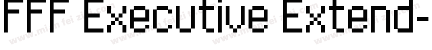 FFF Executive Extend字体转换